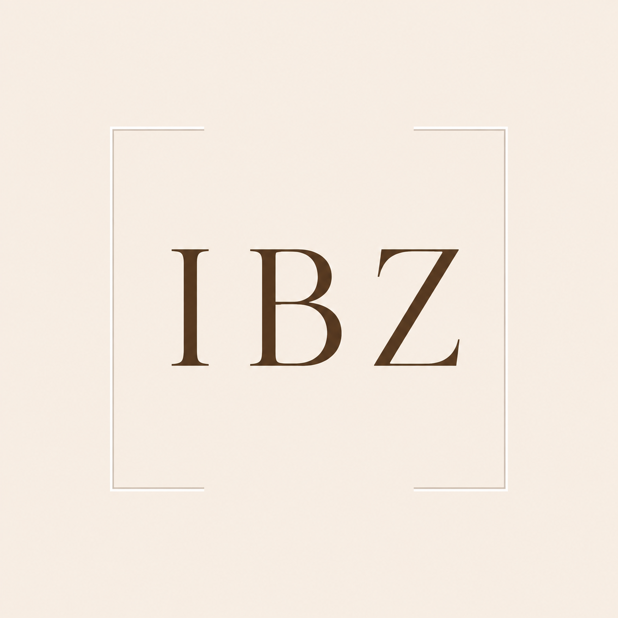 IBZ monogram logo for Injila Baqir Zeeshan